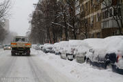 Bucuresti – prima zi de „iarna” din 2012